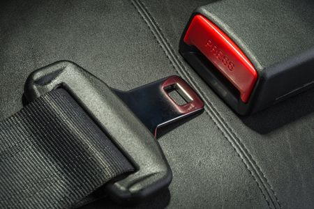 safety belts of the 4x4 safari van hire in uganda
