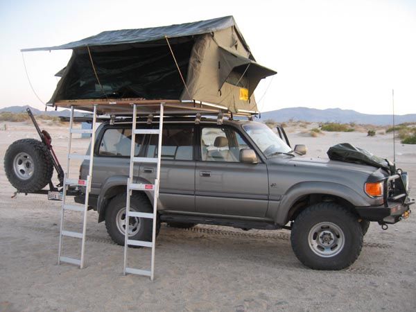 4x4 car rental uganda with a rooftop tent