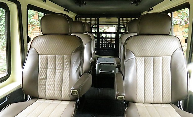 4x4 safari van hire in uganda interior