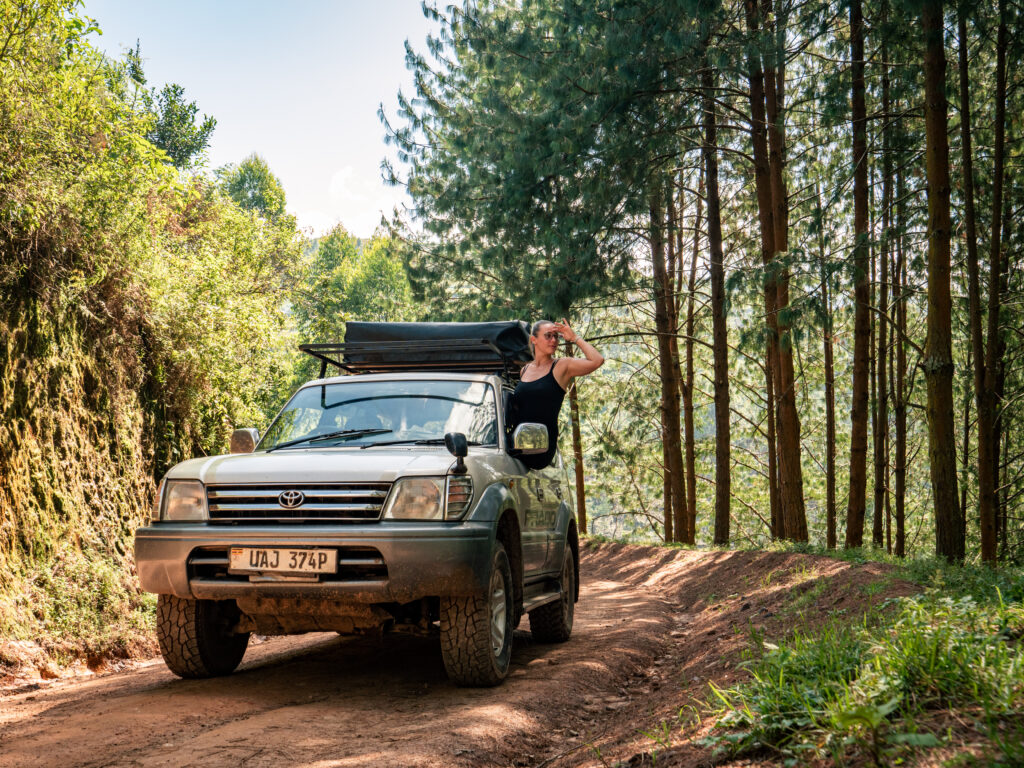 land cruiser TX rental in uganda in safari