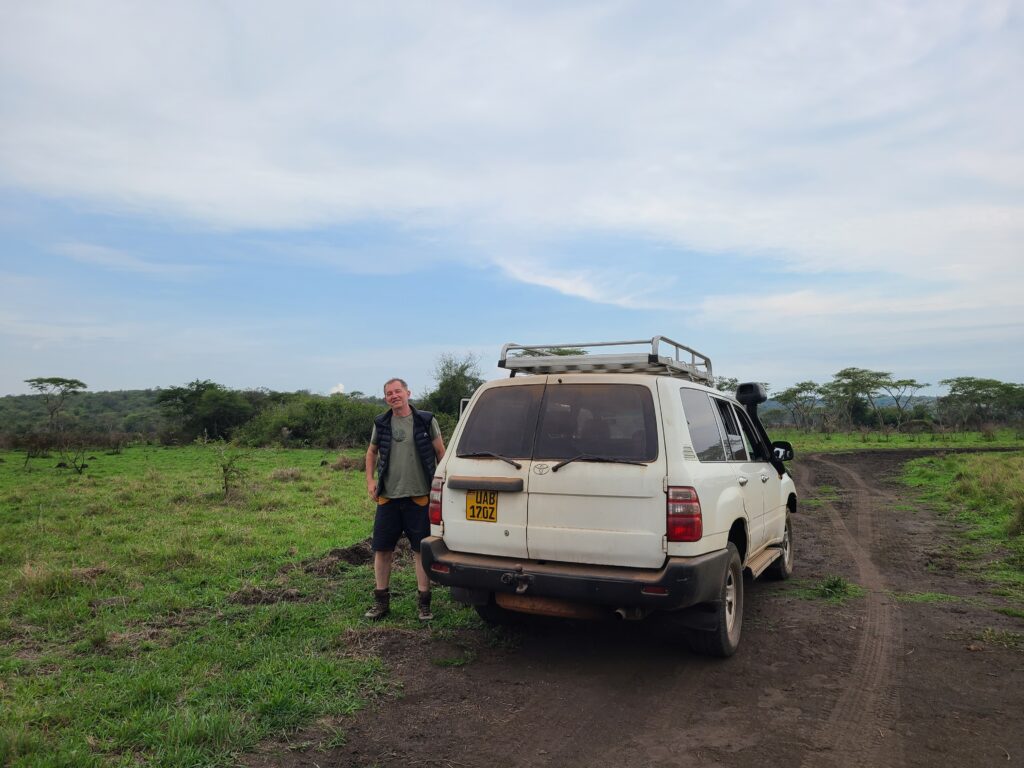 adventurers in our 4x4 land cruiser GX rental uganda