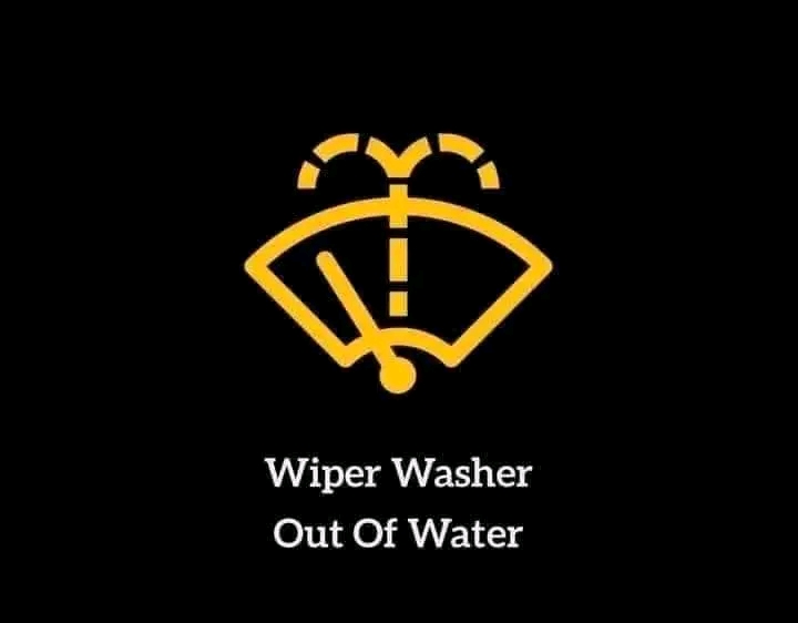 wiper washer out of water