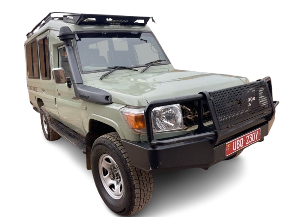 land cruiser extended 4x4 car rental uganda with gorilla permits