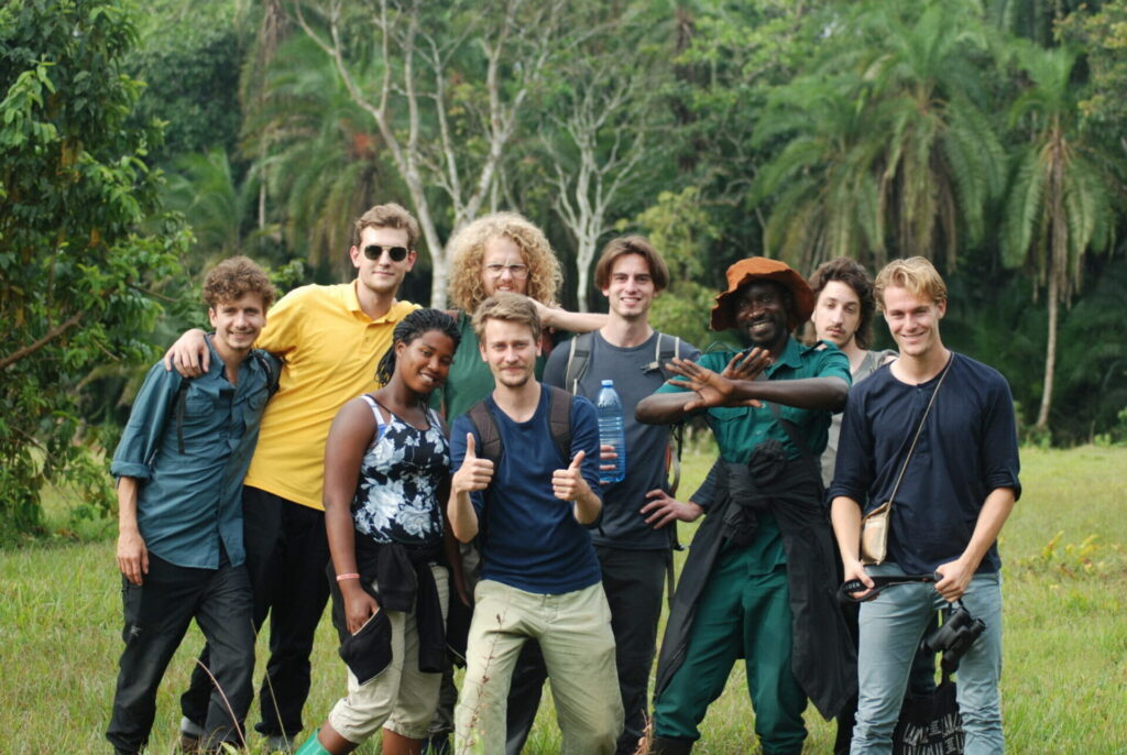 tourists with a safari guide from 4x4 car rental uganda LTD