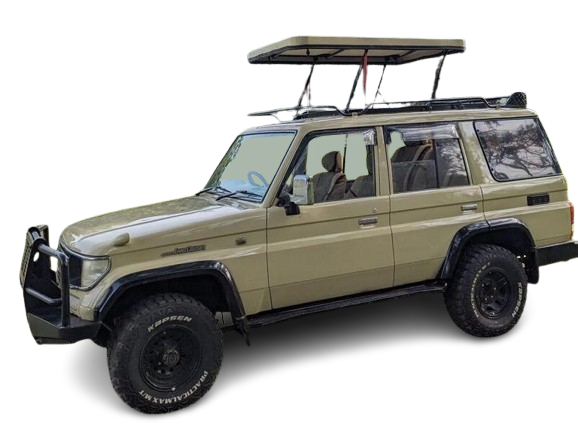 hire a land cruiser hardtop in uganda while in france