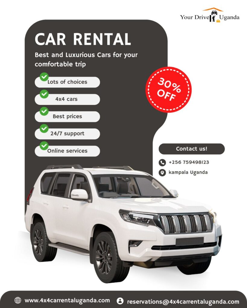 4x4 Car rental uganda from latvia